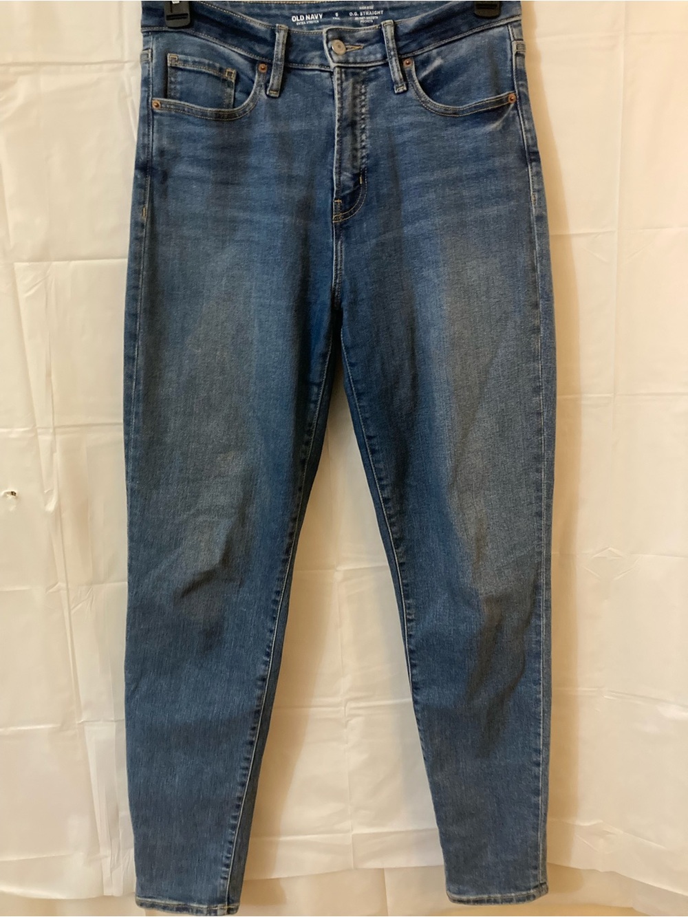 Old Navy Dark Blue High-Rise Slim Jeans